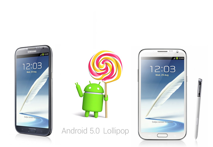Galaxy Note II se queda sin Android Lollipop
