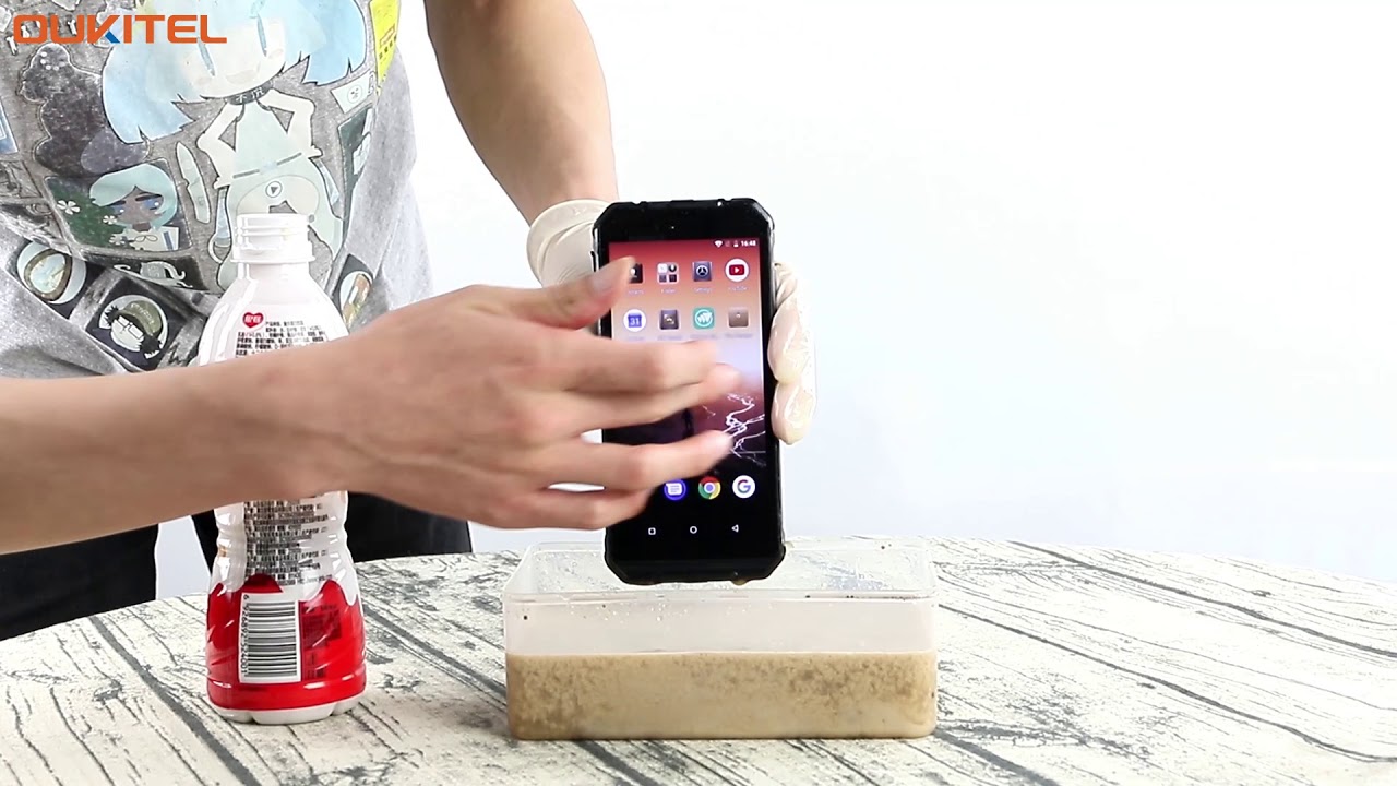 OUKITEL WP1 goes through 8 kinds of waterproof challenge