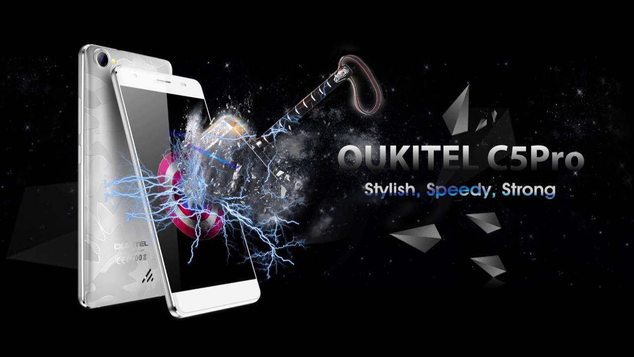 OUKITEL C5 Pro screen challenge-hammer, nails, dropping