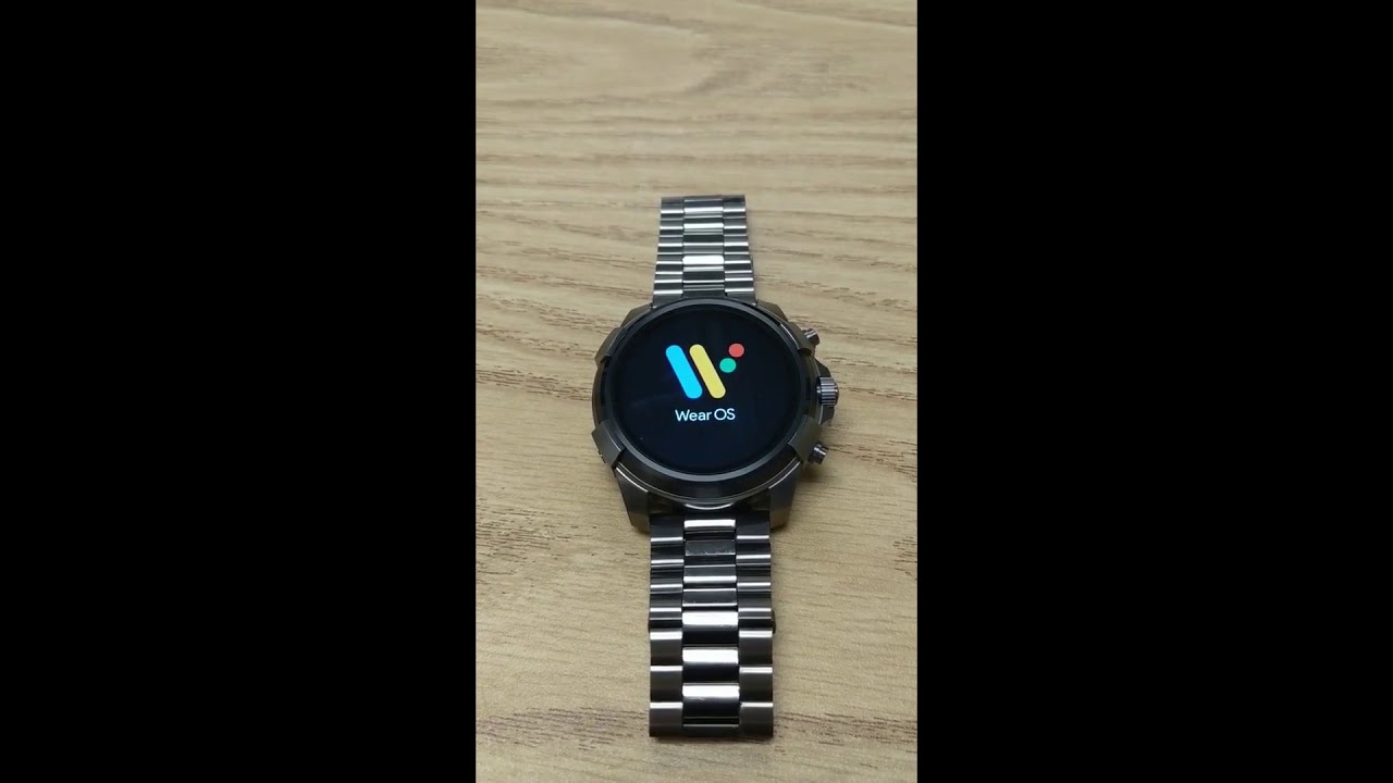 New Wear OS boot up