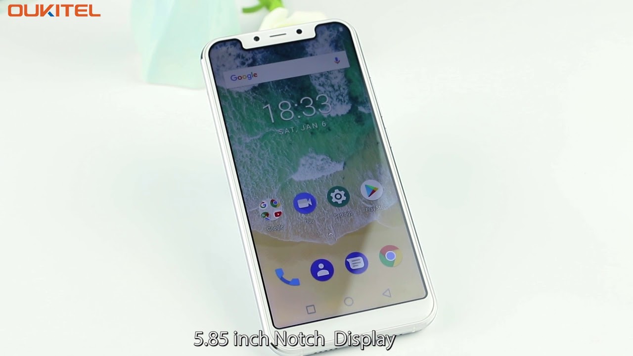 OUKITEL U19 appearance: notch display with glassy back