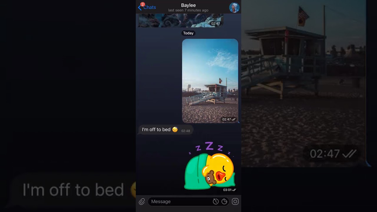 Enviar cuando esté "En Línea" Telegram