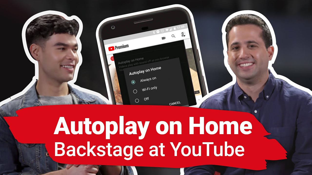 Autoplay on Home | Backstage at YouTube