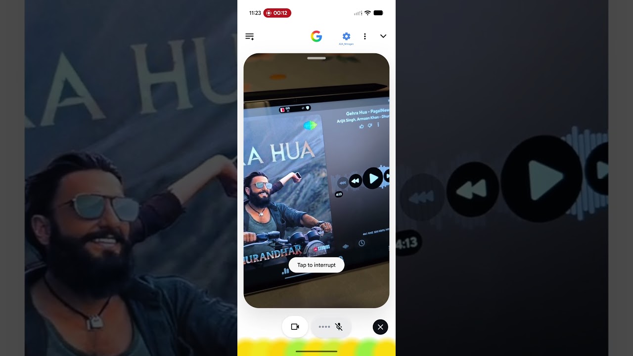 Google app's Search Live interface could be getting a design overhaul