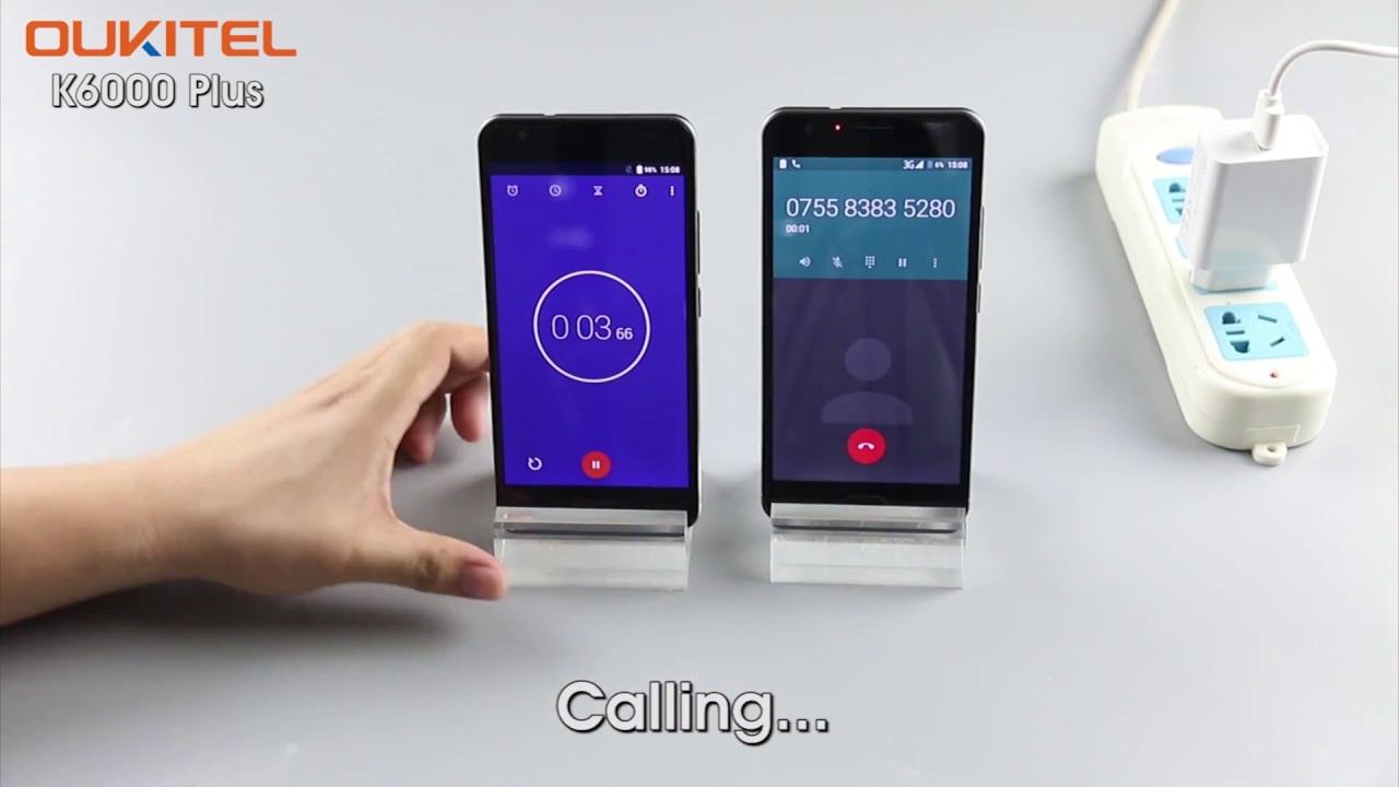 OUKITEL provides 2 hours of talk time in 5 minutes of charging