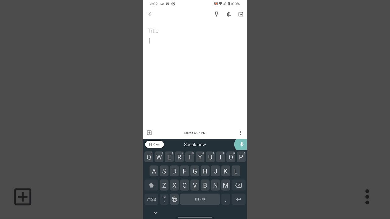 Gboard 9.0 voice typing