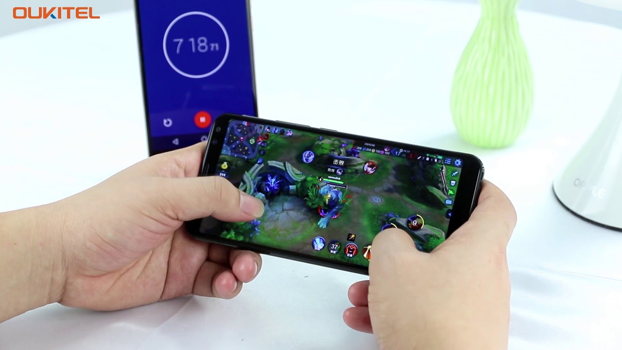 OUKITEL K6 massive mobile online game power consumption test