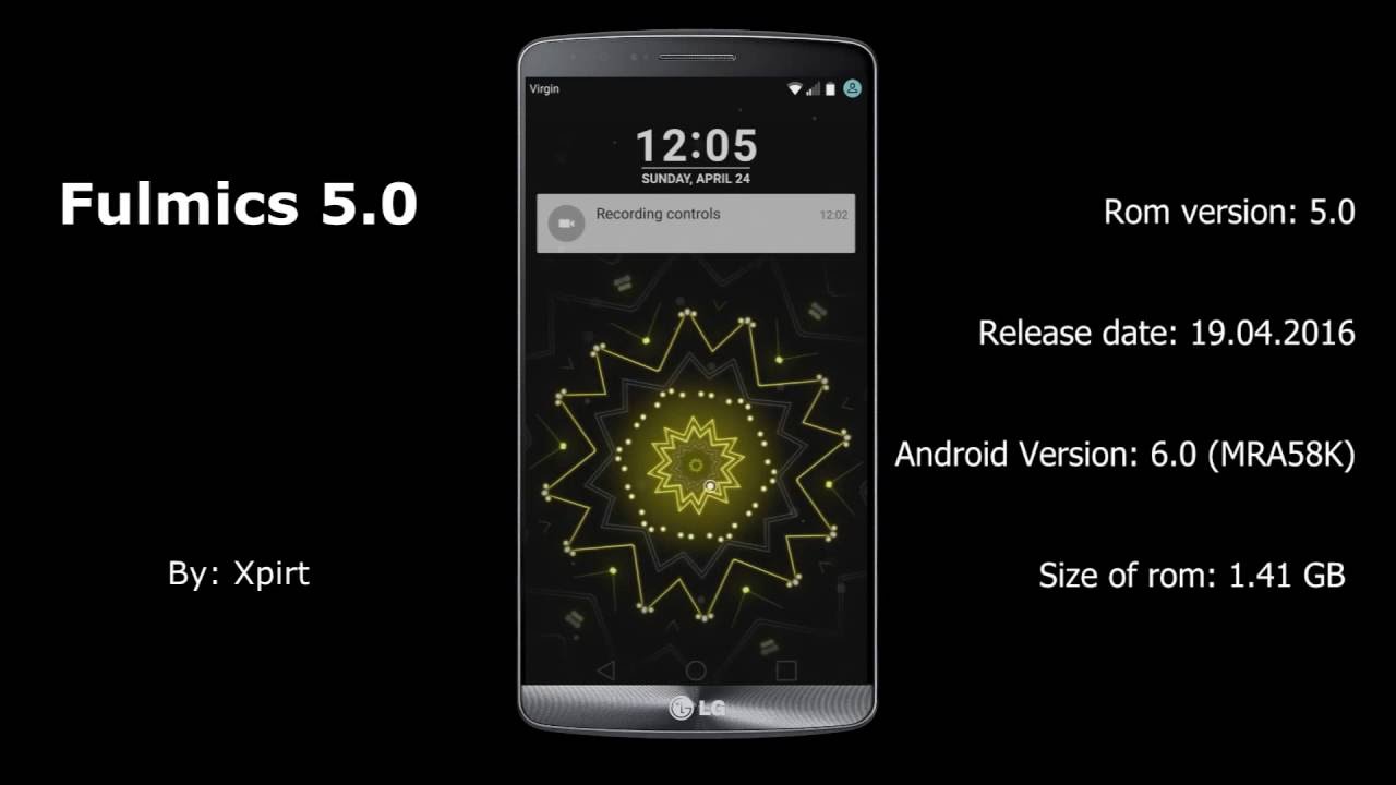 Fulmics 5.0 rom for the LG G3 (HD)