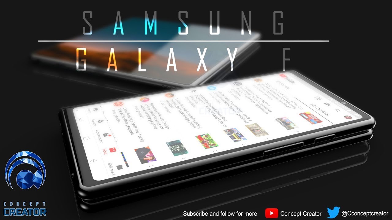 Samsung Galaxy F | Samsung's first foldable phone!