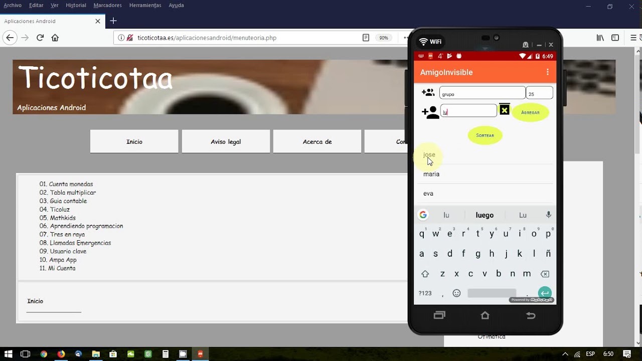 05 Aplicacion. AmigoInvisible