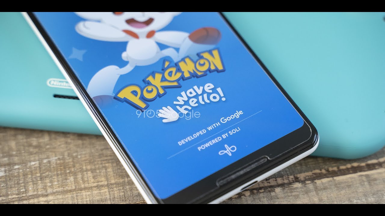 Pokemon Hello Wave on Google Pixel 4