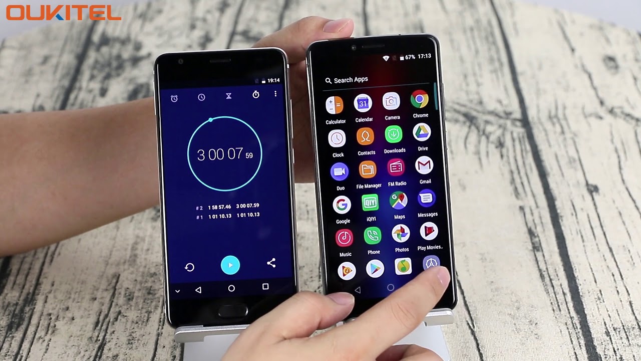 OUKITEL K8 5000mAh power consumption test