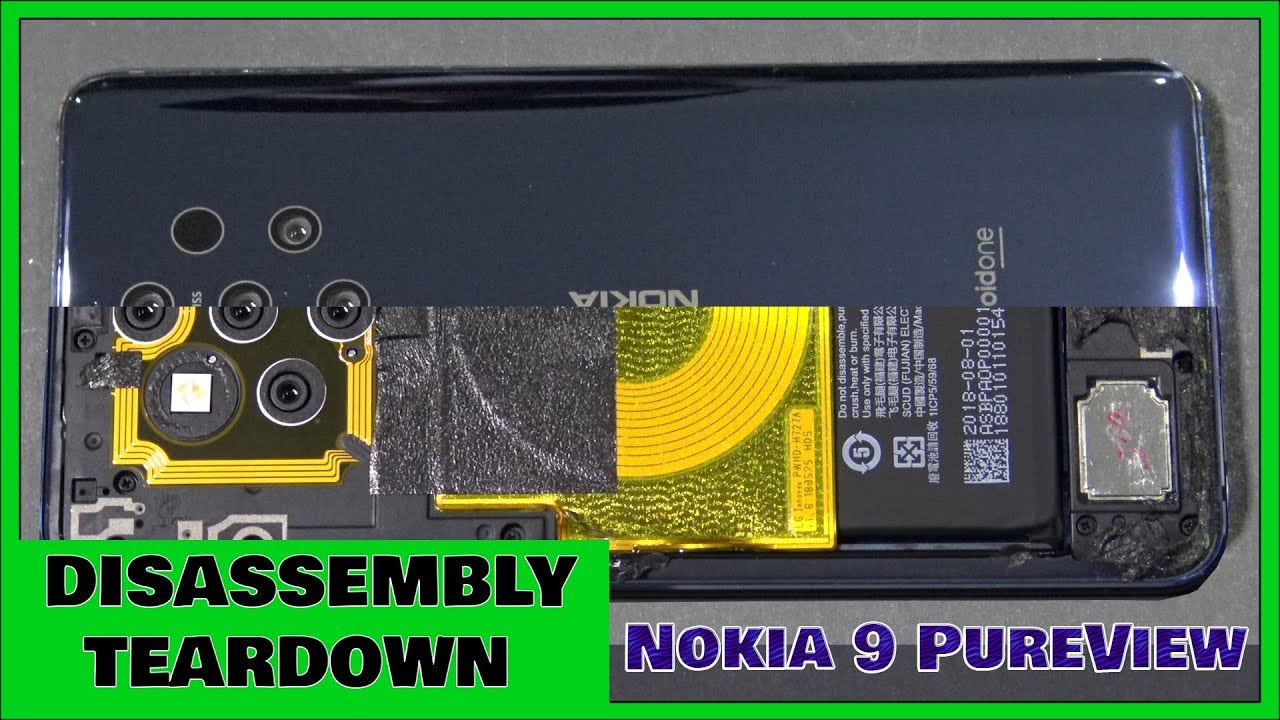 Nokia 9 PureView Disassembly Teardown Repair Guide. Well Sealed!