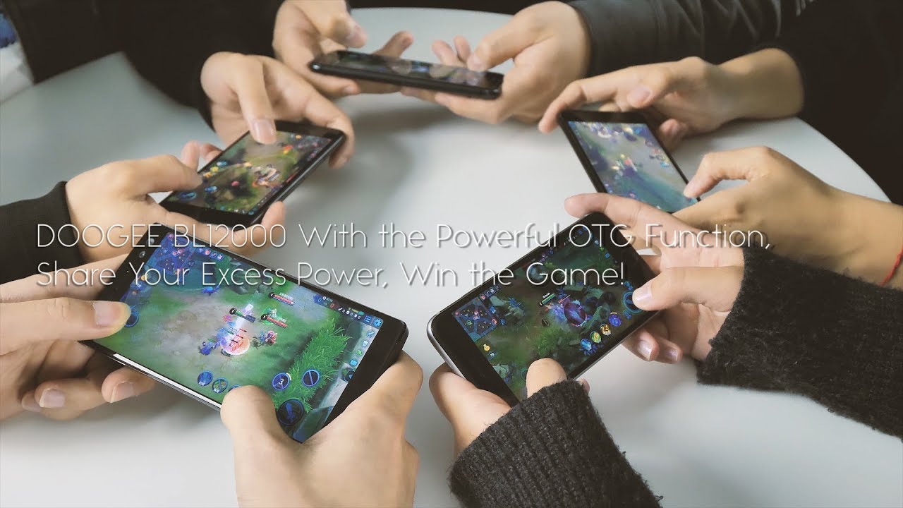 DOOGEE BL12000 With the Powerful OTG Function, Share Your Excess Power, Win the Game!