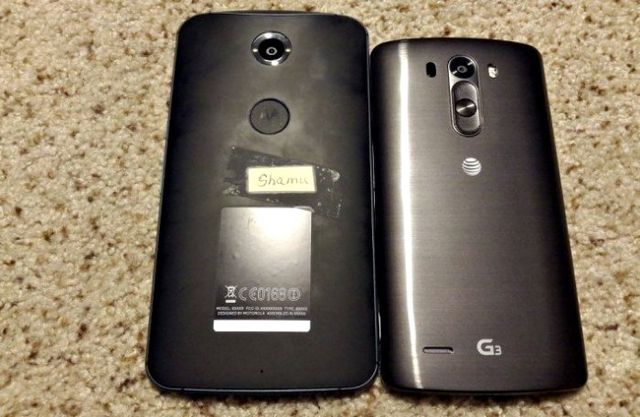 Motorola Shamu se deja ver junto a un LG G3