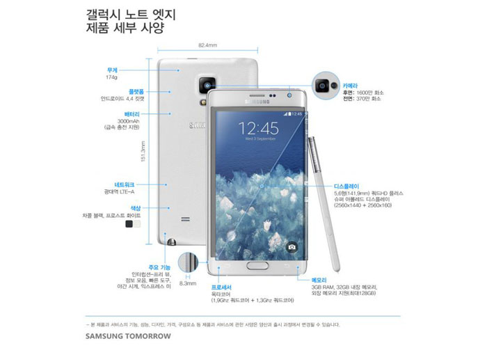 Samsung Galaxy Note Edge en Corea