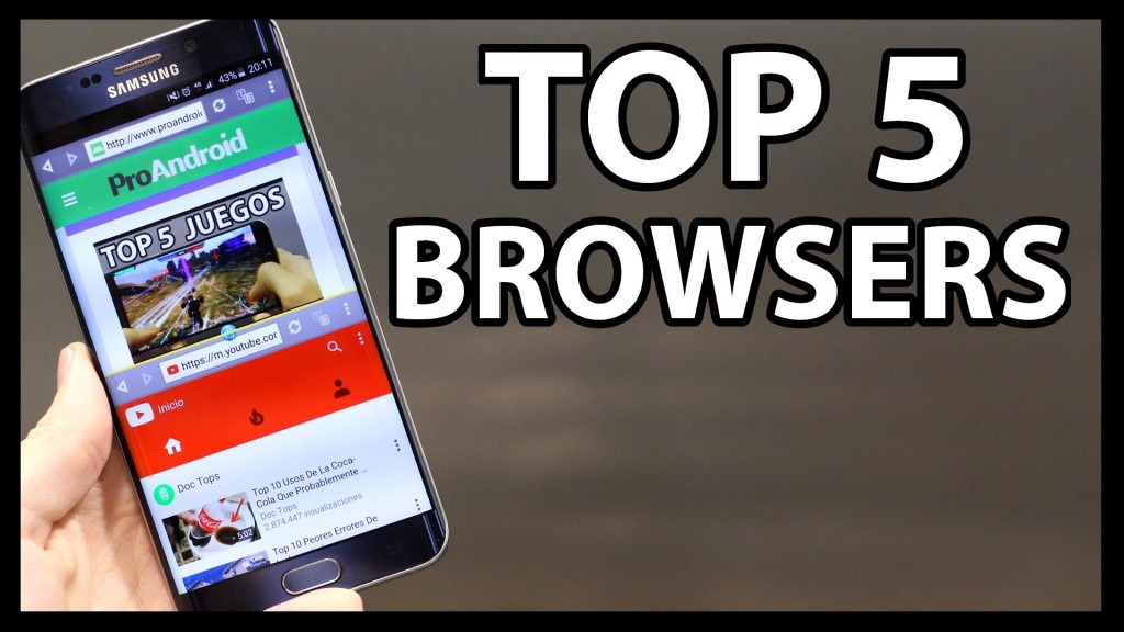 [VÍDEO] Mejores NAVEGADORES para Android – TOP 5 PROS