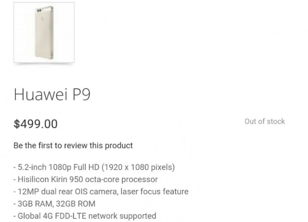 Se filtran las especificaciones y precio de los Huawei P9