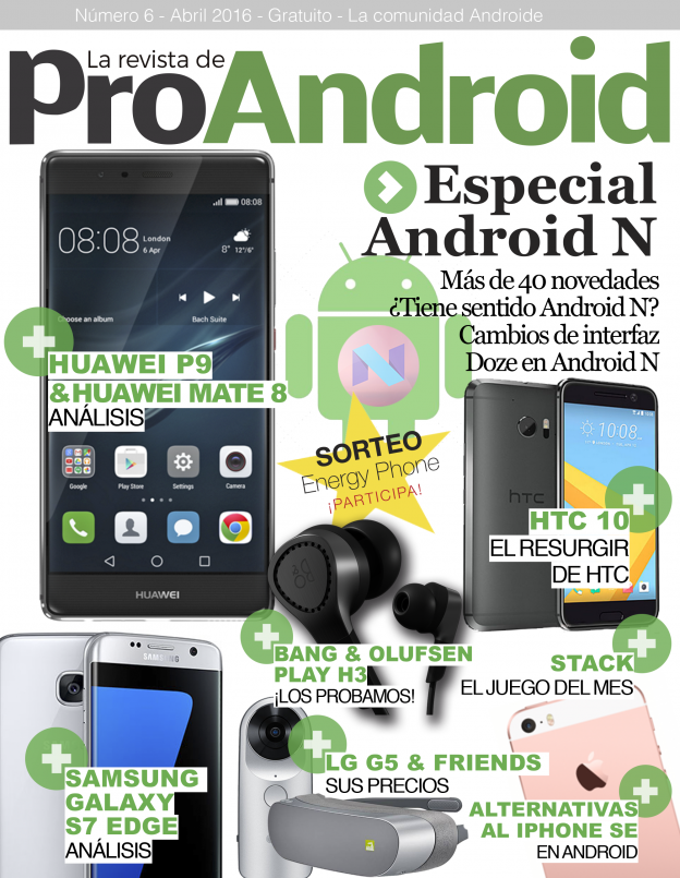 Número de abril de La Revista de Pro Android – Nº6