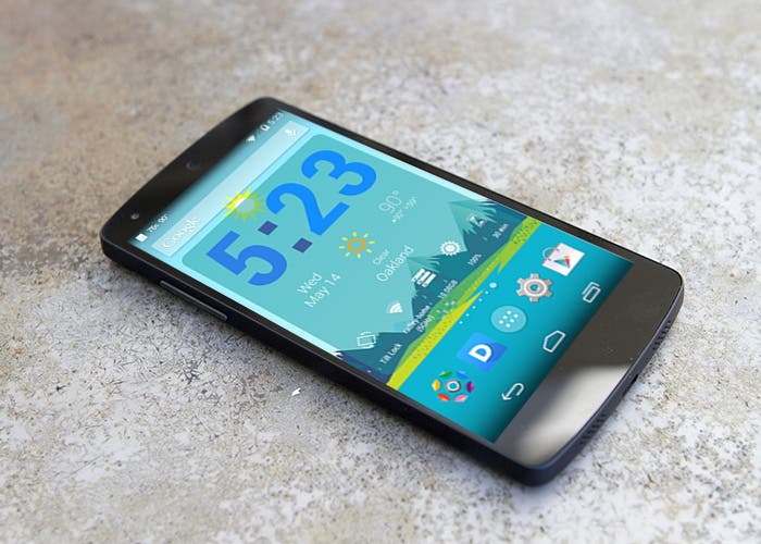 widget reloj android