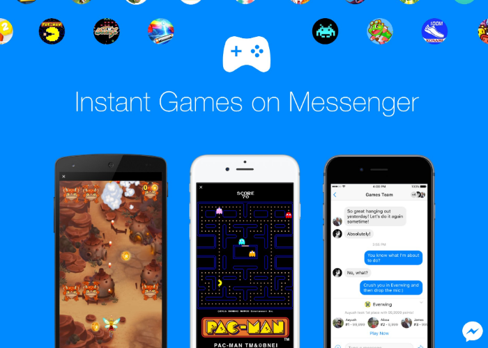 Facebook Messenger lanza Instant Games