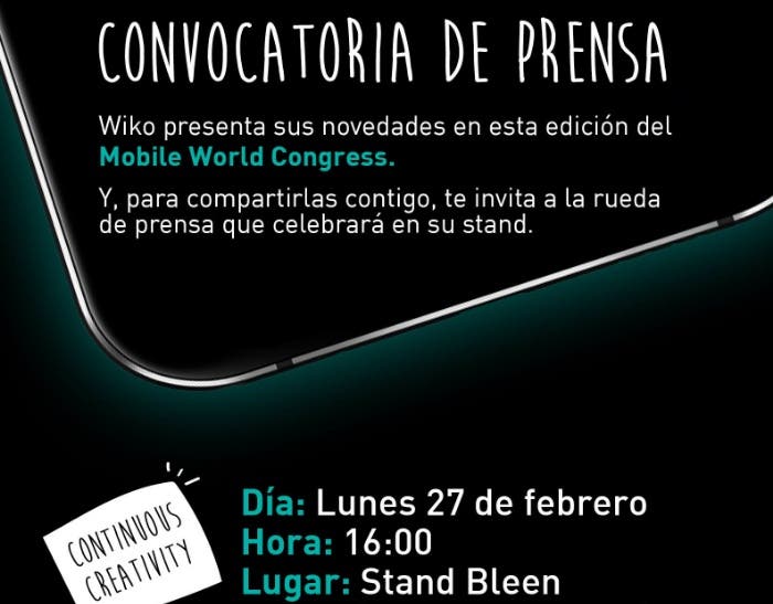 MWC2017_Wiko_Convocatoria_prensa