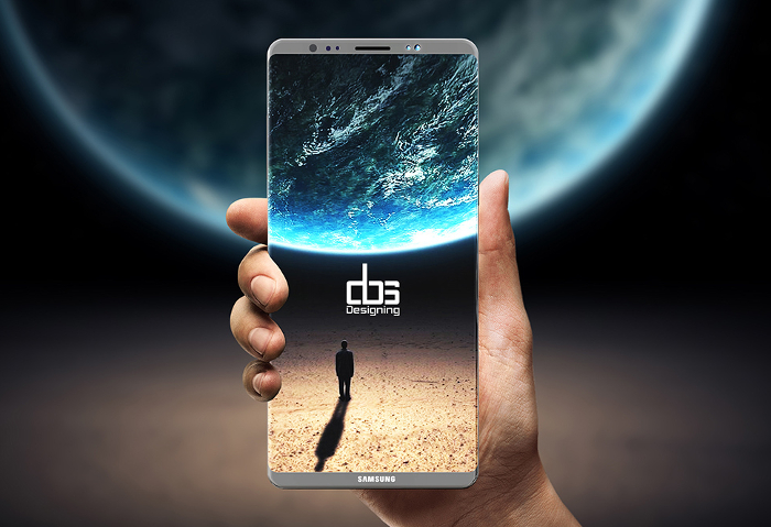 concepto del Samsung Galaxy Note 8