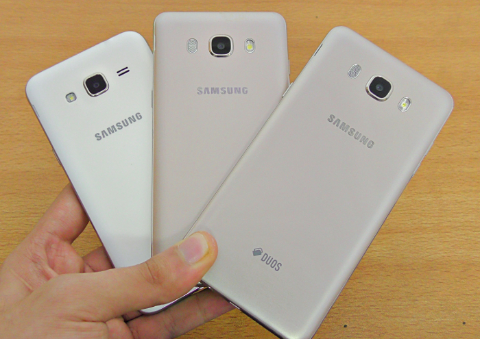 Diferencias entre el Samsung Galaxy J3, J5 y J7