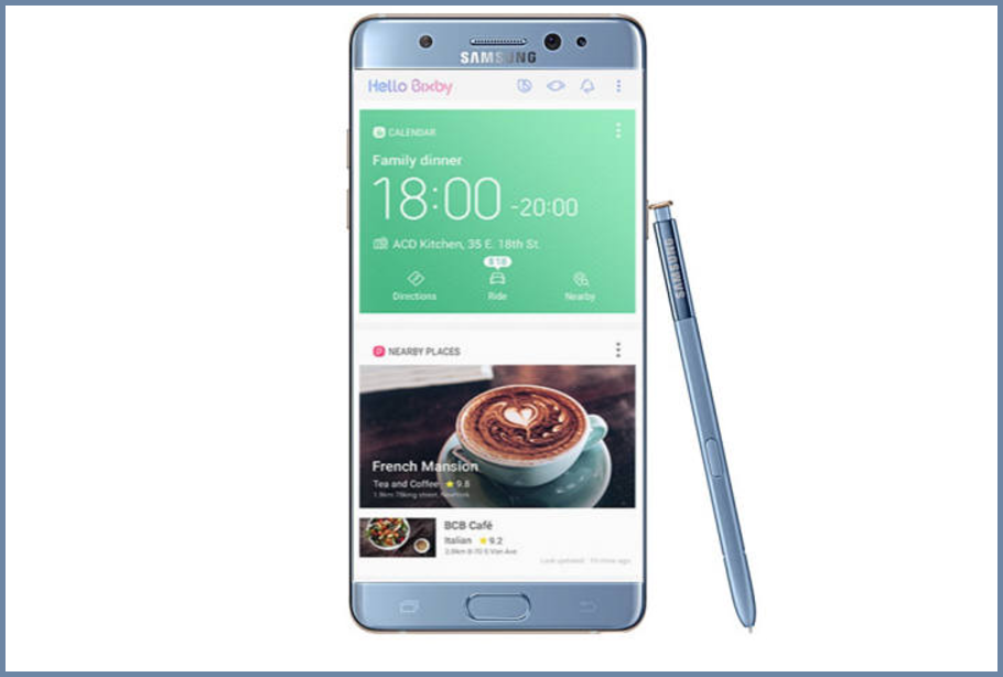 El Samsung Galaxy Note 7R llegará con Bixby el día 7 de julio