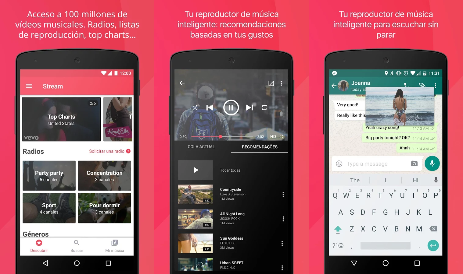 App Stream para YouTube