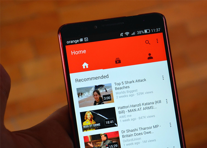 La aplicación de Youtube para Android se actualiza con un ligero cambio de diseño