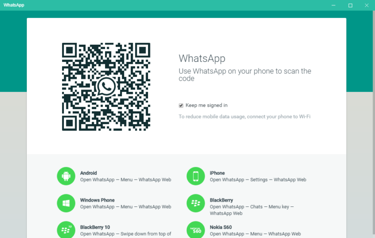 whatsapp web QR