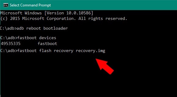 Flash Recovery Oneplus 5