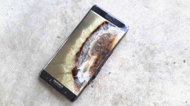 galaxy note 7 explosion