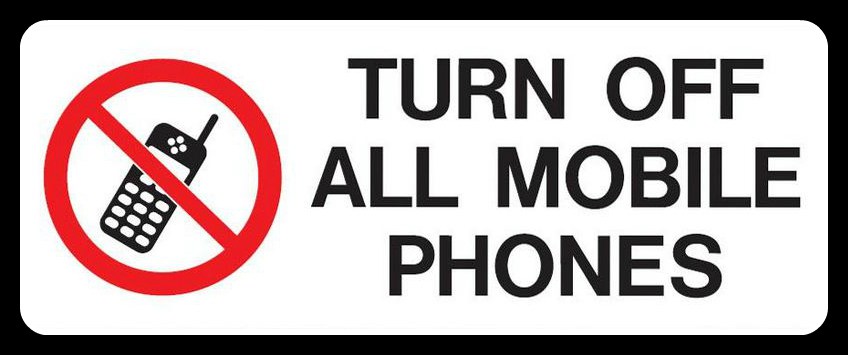 apagar telefonos móviles