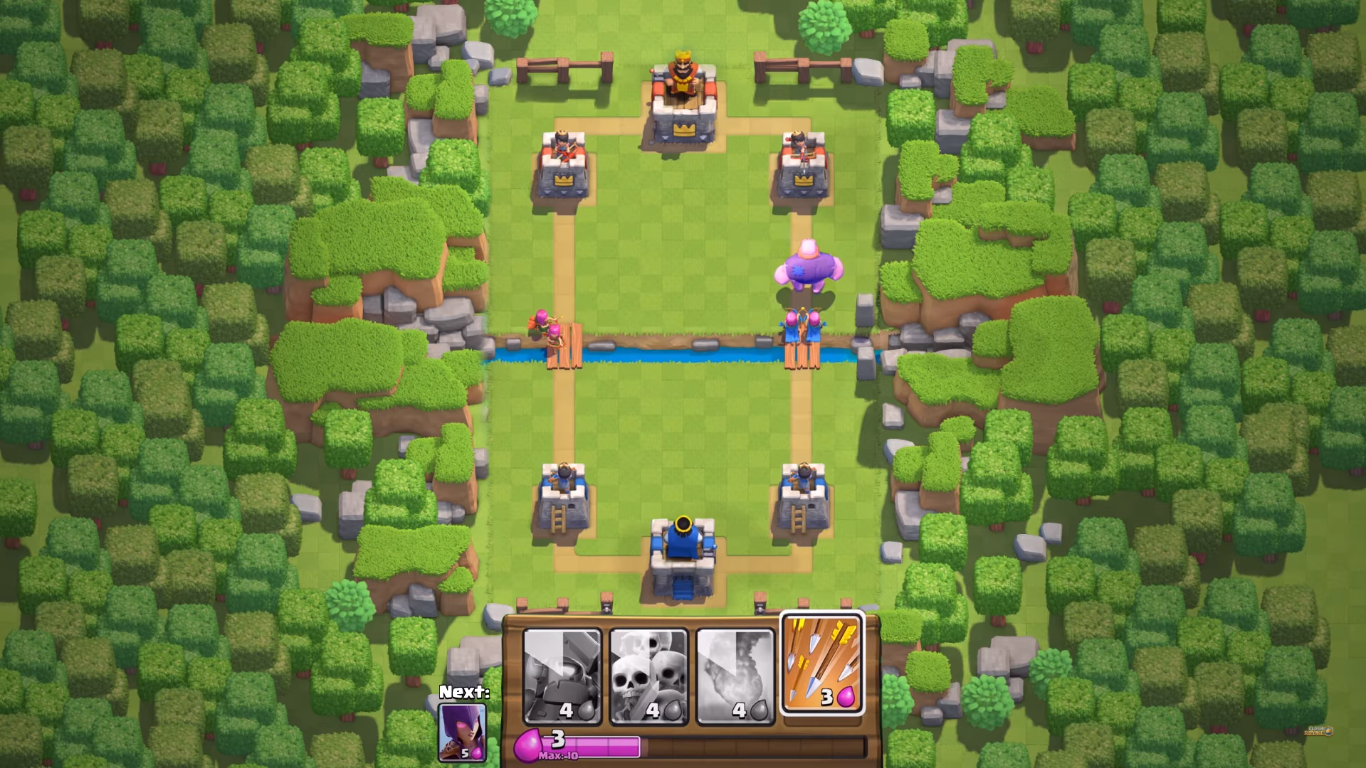 Gameplay de Clash Royale