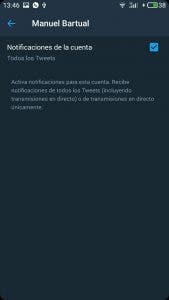activar notificaciones twitter
