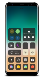 centro de control iOS android