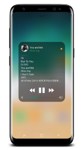 centro de control ios musica android
