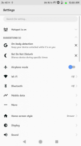 ajustes android oreo en Huawei
