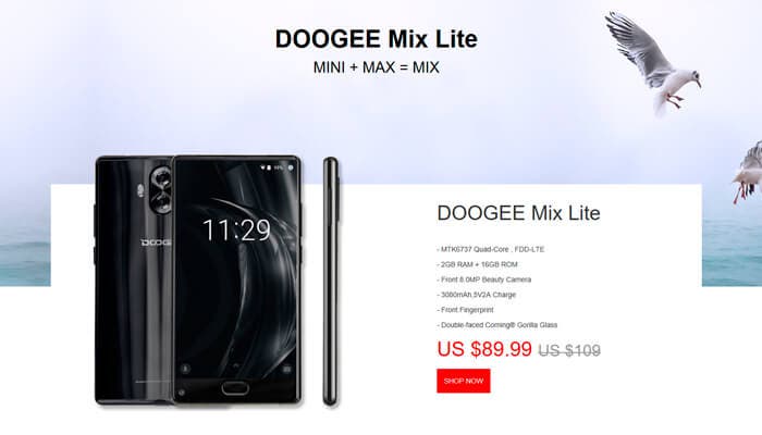 DOOGEE Mix Lite