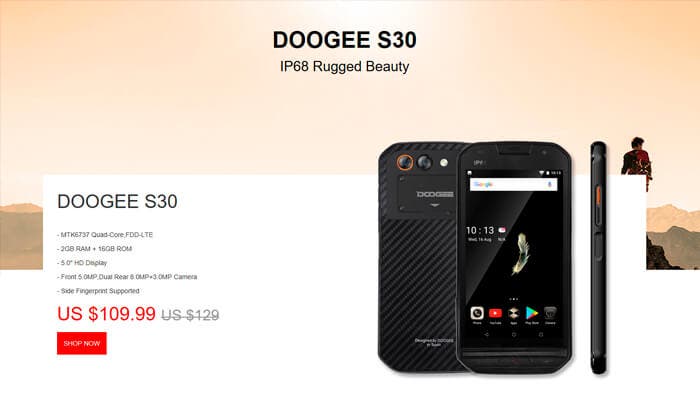 DOOGEE S30