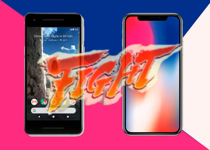 Google Pixel 2 VS iPhone X, la batalla entre lo mejor de Google y Apple