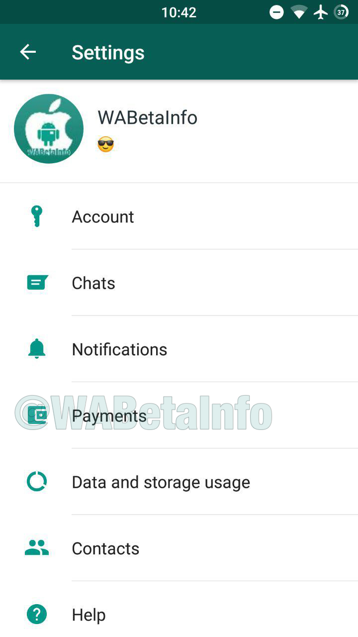 Captura de pantalla de los pagos de WhatsApp 02