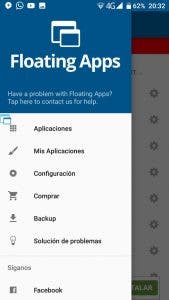 ventanas flotantes en android
