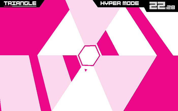 super hexagon juego android