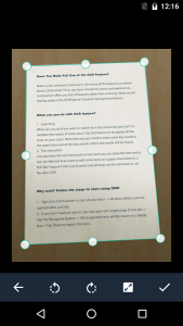 escanear documentos con el smartphone