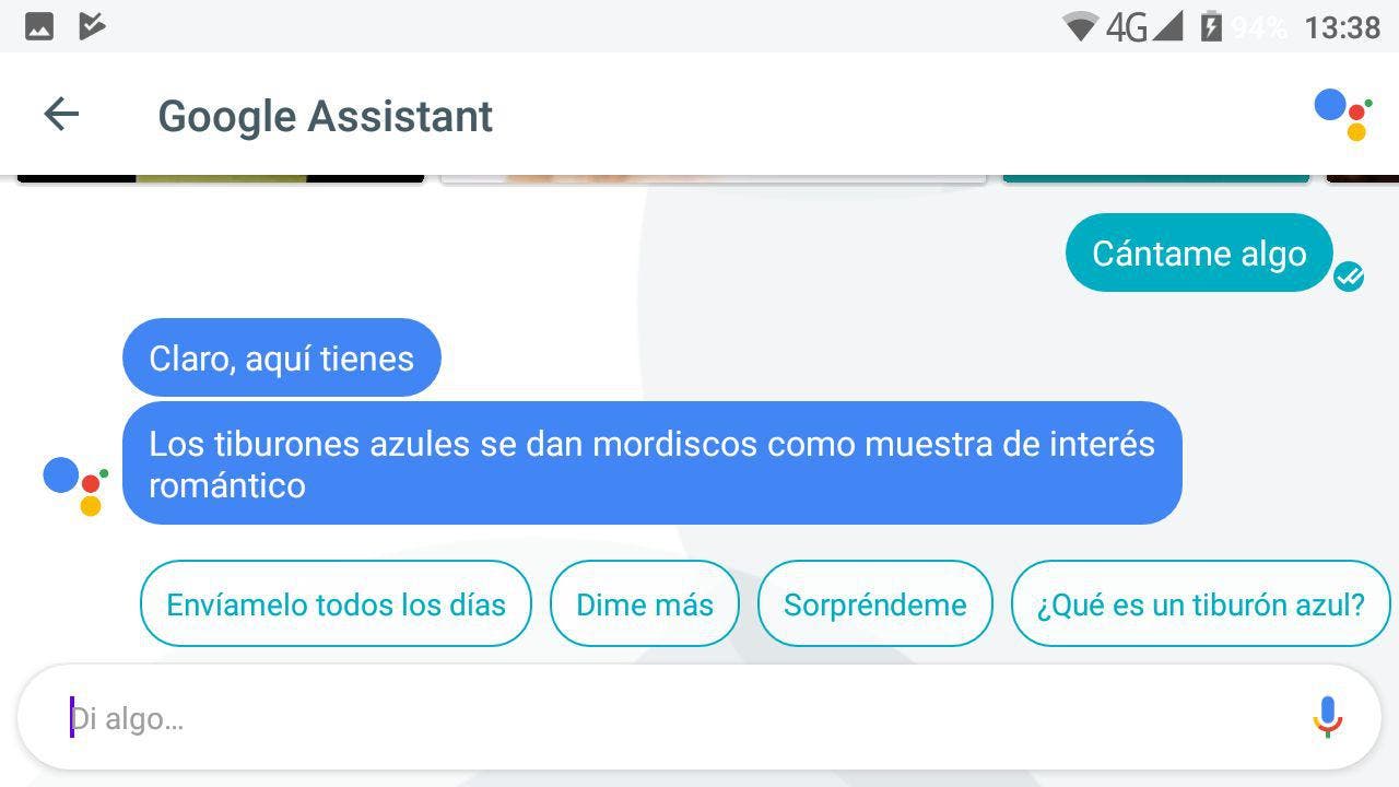 canción Google Assistant en español