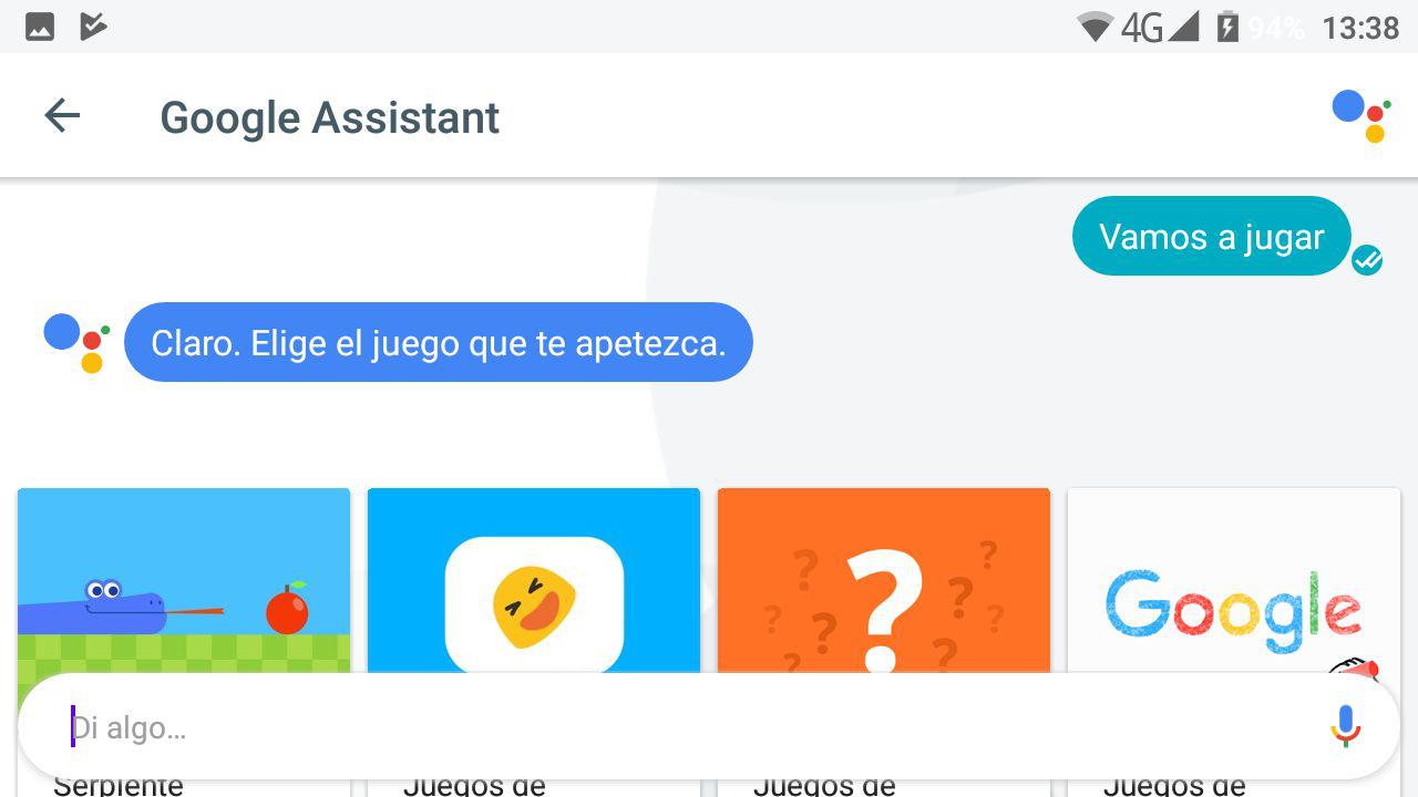 juegos en Google Assistant en español