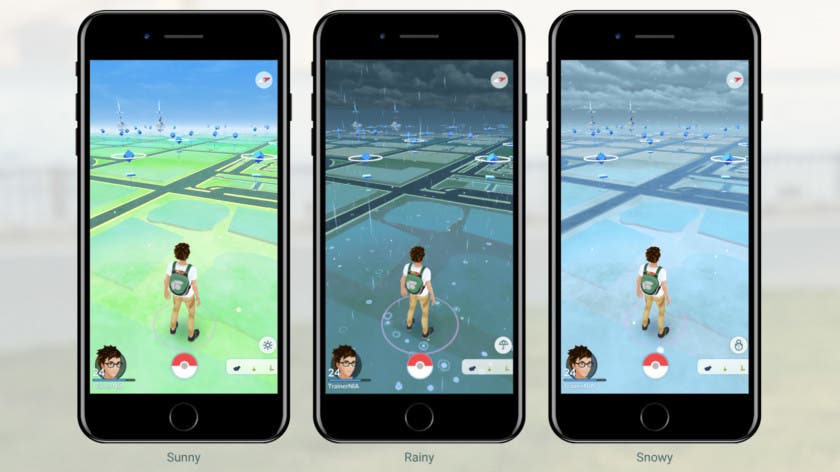 clima actualización de pokemon go
